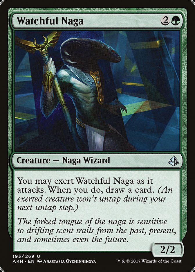 Watchful Naga - (Foil): Amonkhet