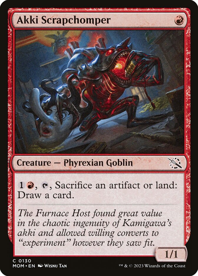 Akki Scrapchomper - (Foil): March of the Machine