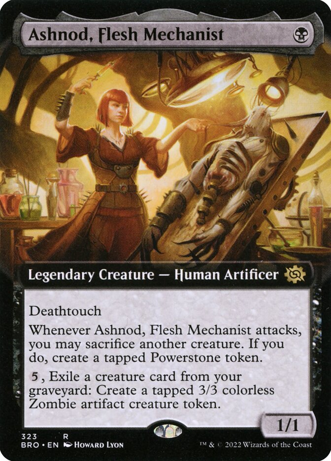Ashnod, Flesh Mechanist (Extended Art): The Brothers' War