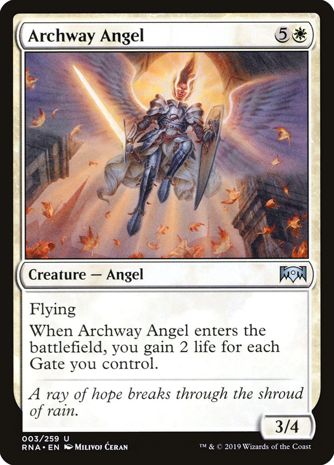 Archway Angel - (Foil): Ravnica Allegiance