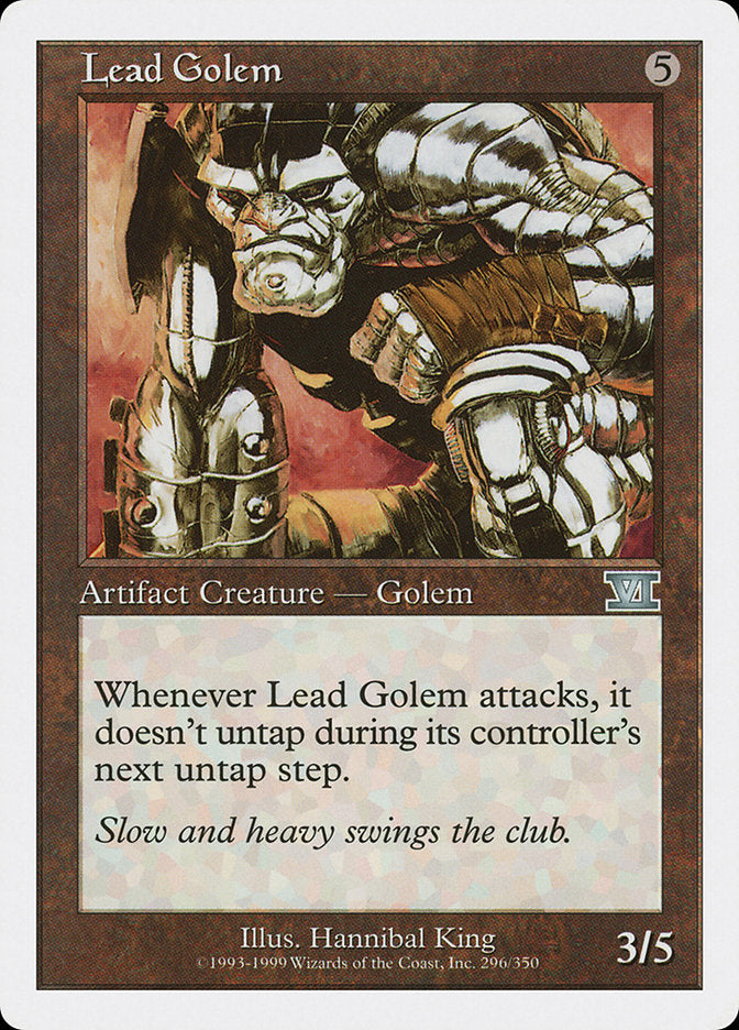 Lead Golem: Classic Sixth Edition