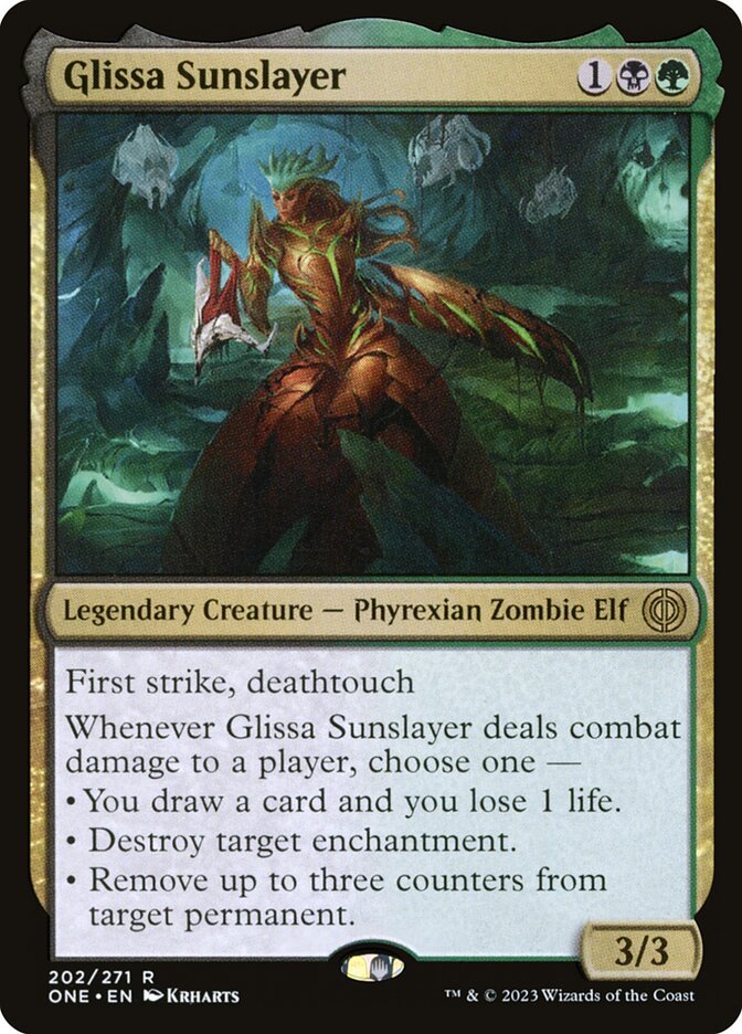 Glissa Sunslayer - (Foil): Phyrexia: All Will Be One