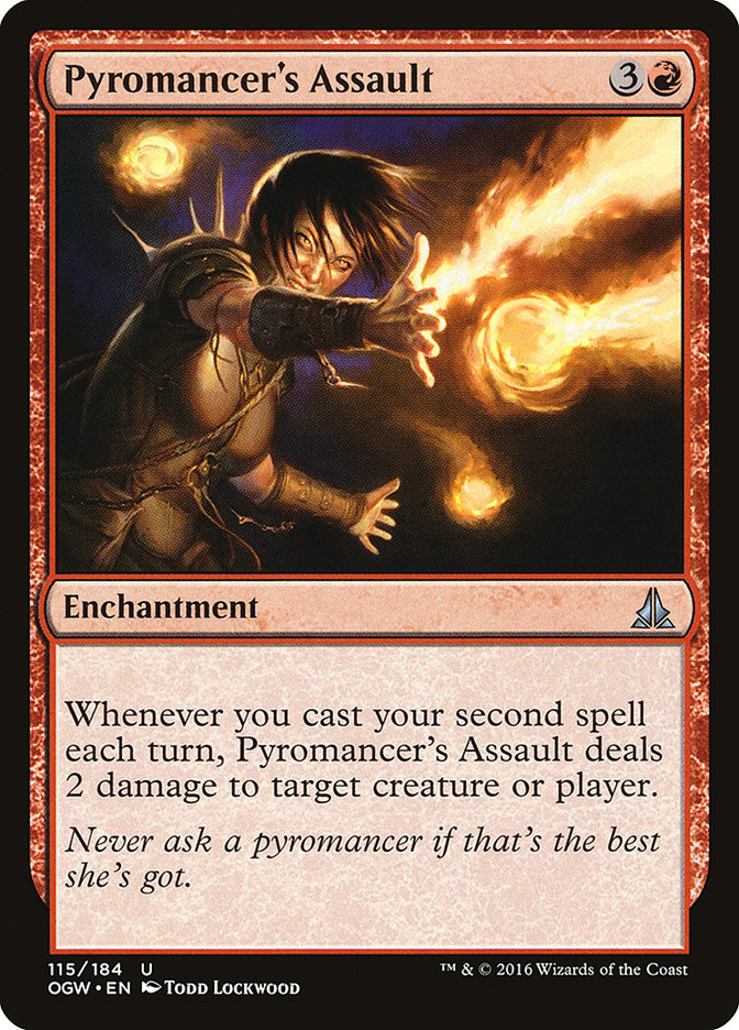 Pyromancer's Assault - (Foil): Oath of the Gatewatch