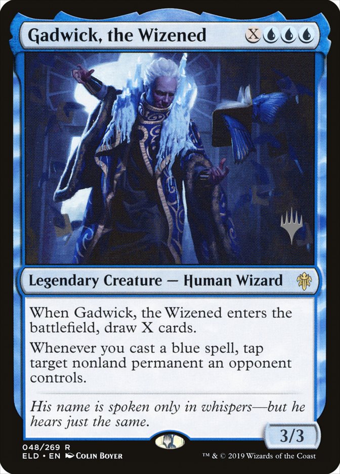 Gadwick, the Wizened (Promo Pack) (Throne of Eldraine): Throne of Eldraine Promos