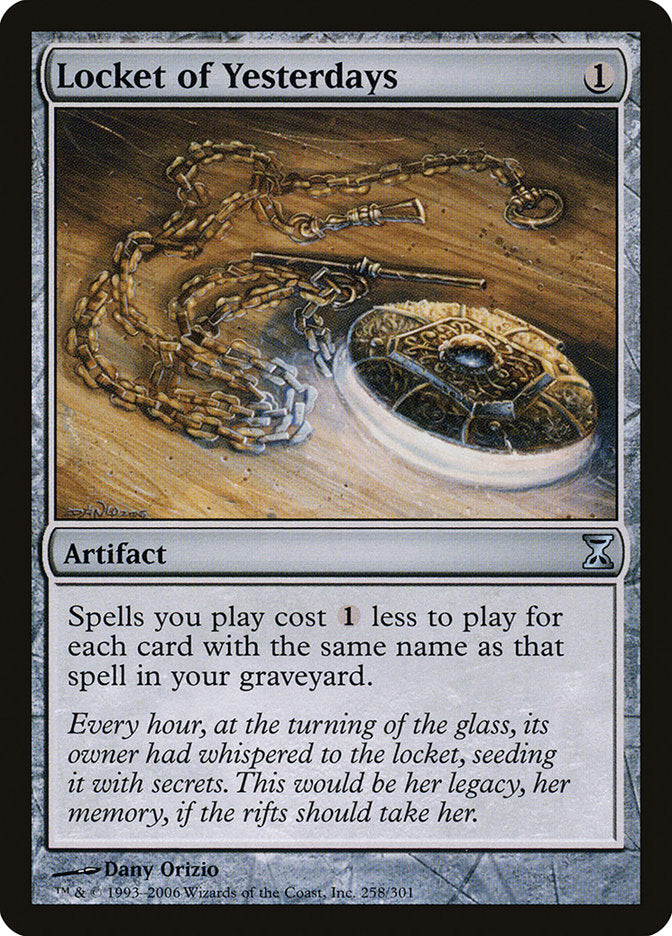 Locket of Yesterdays - (Foil): Time Spiral