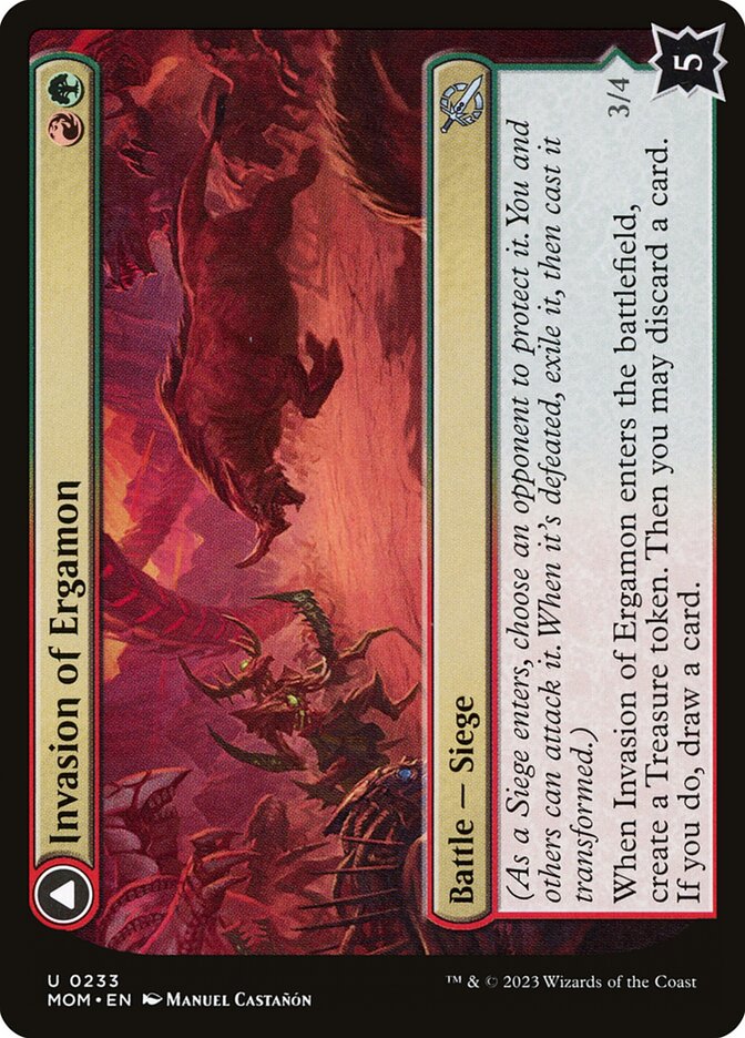 Invasion of Ergamon // Truga Cliffcharger: March of the Machine