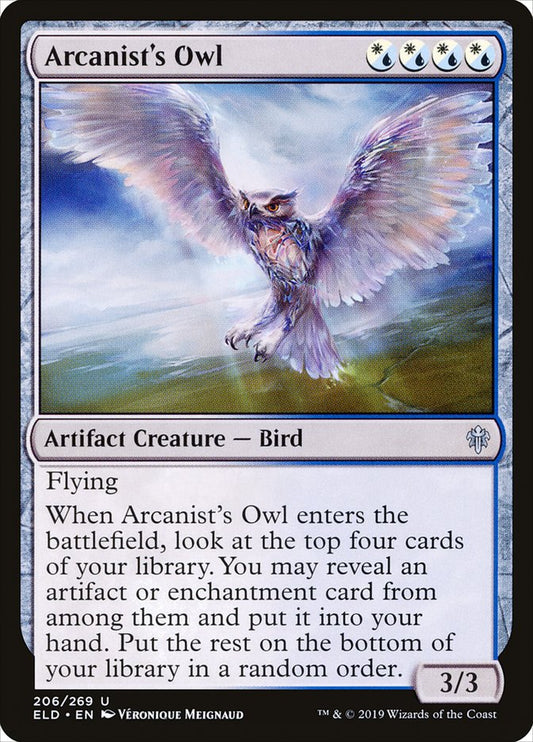 Arcanist's Owl: Throne of Eldraine