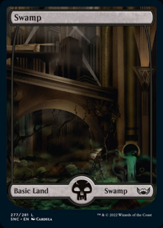 Swamp (#277) (Full Art): Streets of New Capenna