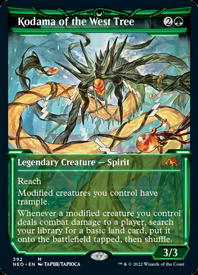 Kodama of the West Tree (Showcase) - (Foil): Kamigawa: Neon Dynasty