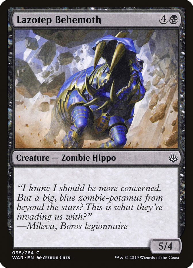 Lazotep Behemoth - (Foil): War of the Spark