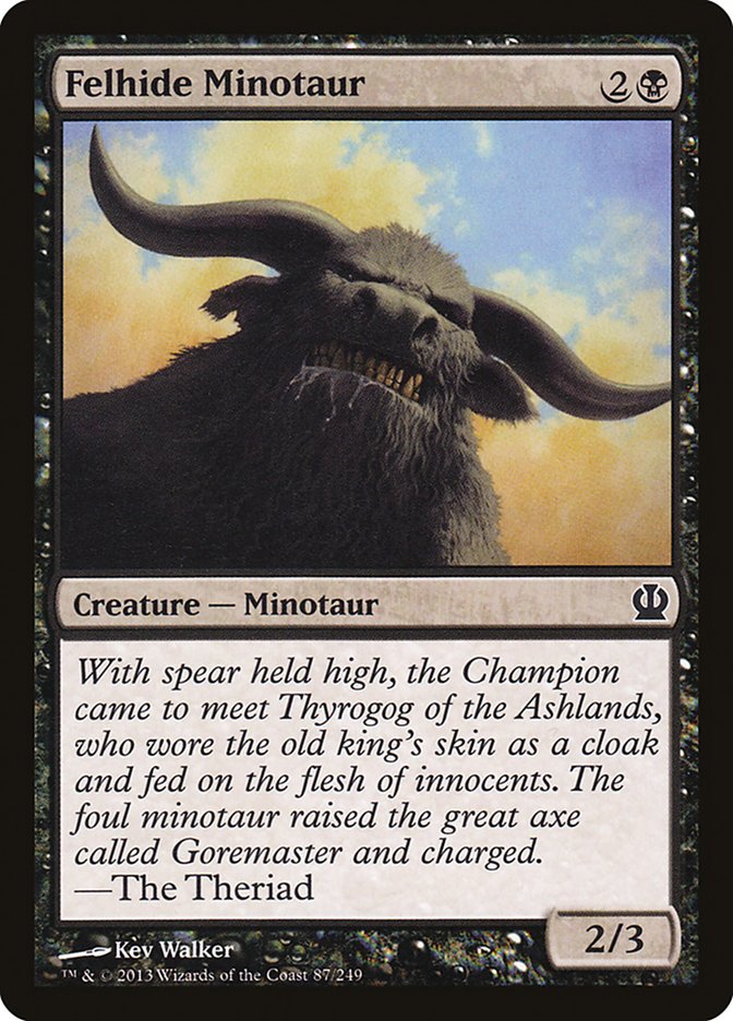 Felhide Minotaur: Theros