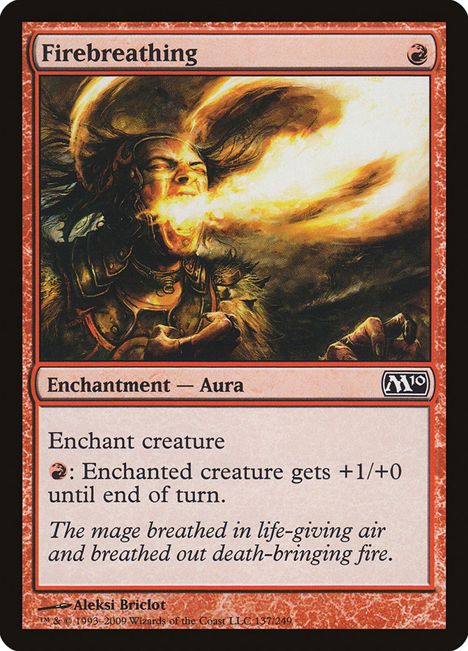 Firebreathing - (Foil): Magic 2010