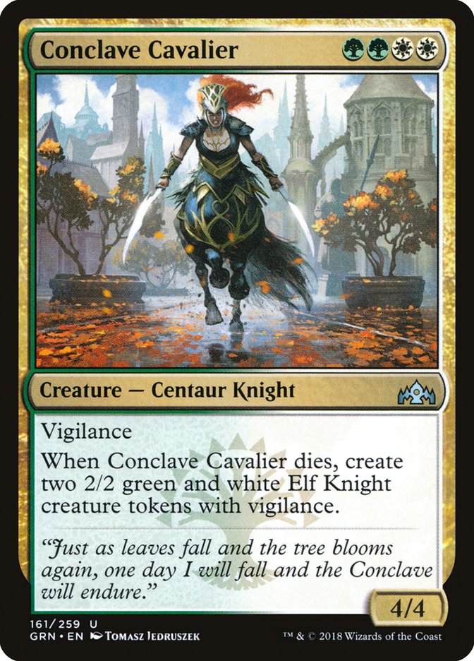 Conclave Cavalier - (Foil): Guilds of Ravnica