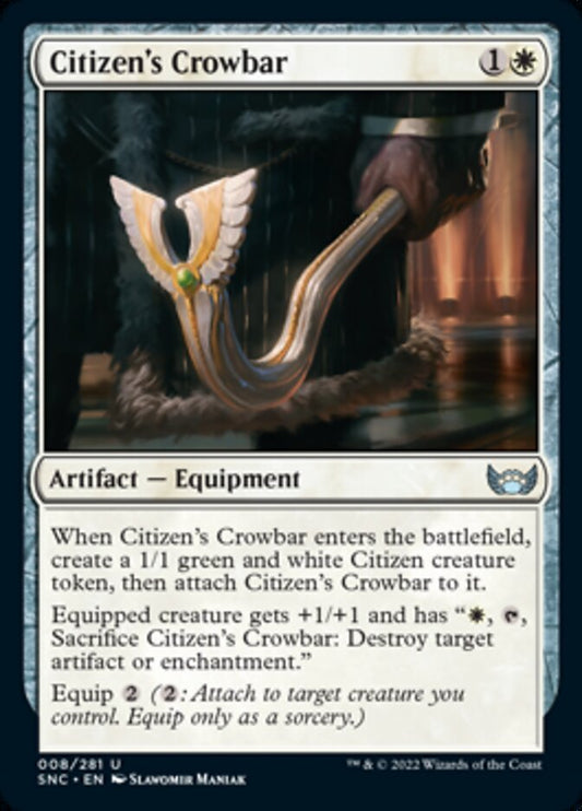 Citizen's Crowbar - (Foil): Streets of New Capenna