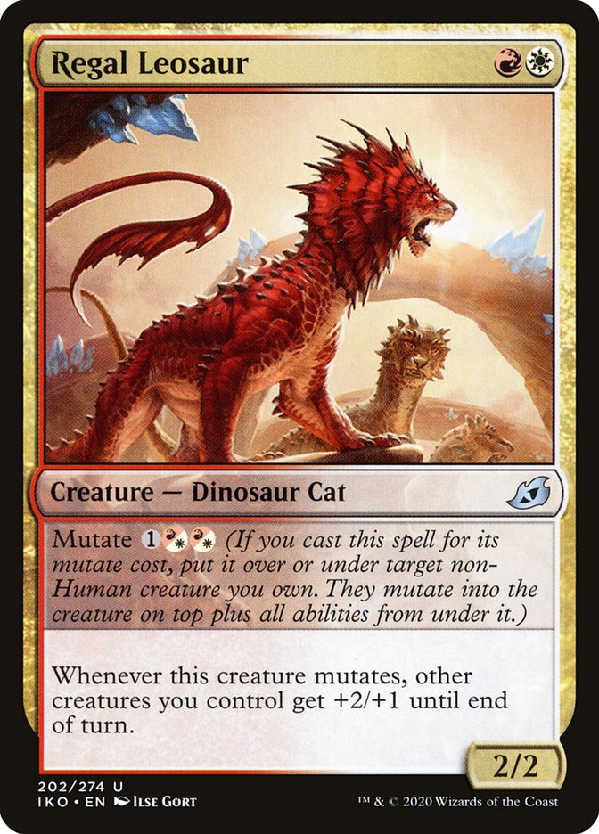 Regal Leosaur - (Foil): Ikoria: Lair of Behemoths