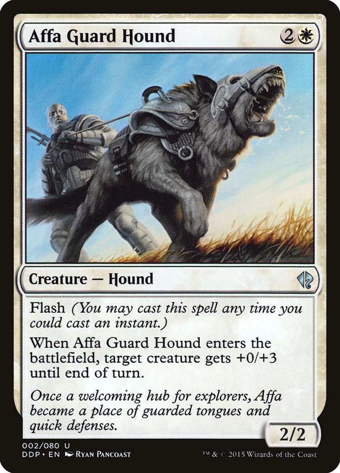 Affa Guard Hound: Duel Decks: Zendikar vs. Eldrazi