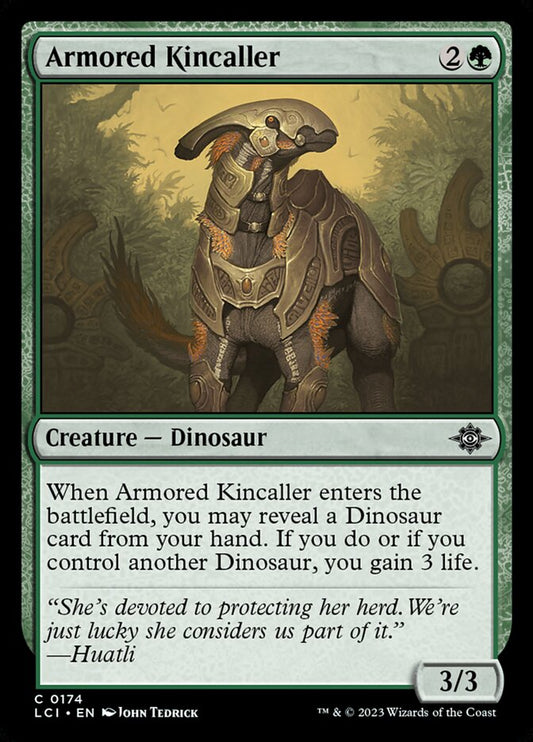 Armored Kincaller - (Foil): Lost Caverns of Ixalan