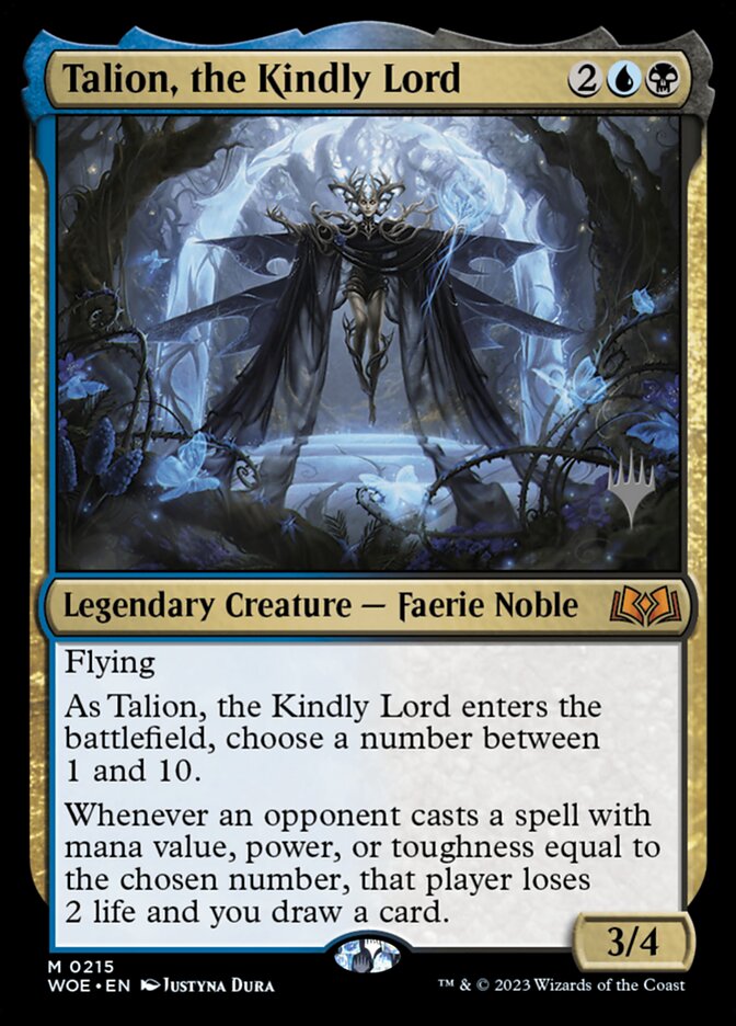 Talion, the Kindly Lord (Promo Pack) (Wilds of Eldraine): Wilds of Eldraine Promos