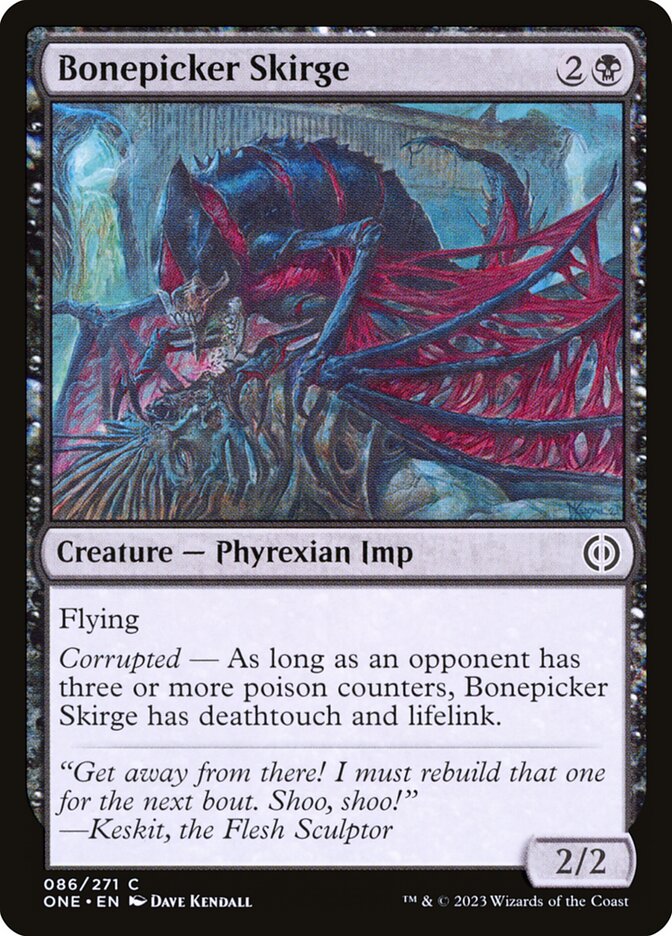 Bonepicker Skirge - (Foil): Phyrexia: All Will Be One