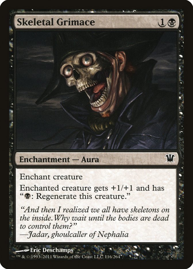 Skeletal Grimace - (Foil): Innistrad