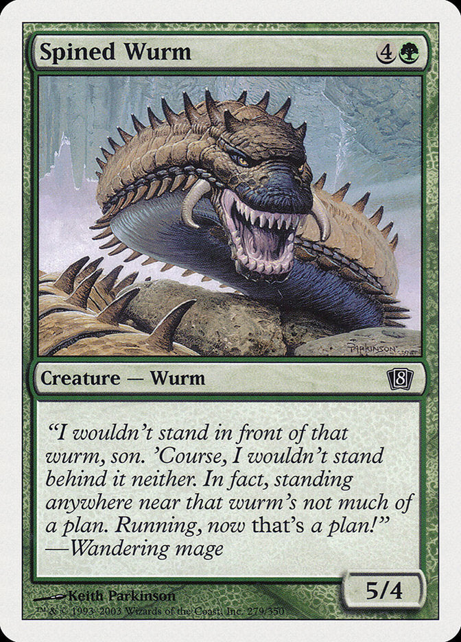 Spined Wurm: Eighth Edition