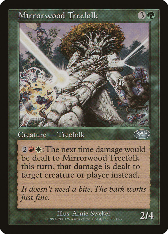 Mirrorwood Treefolk: Planeshift
