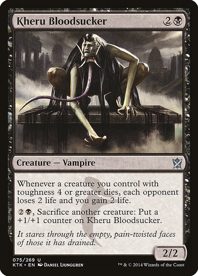 Kheru Bloodsucker - (Foil): Khans of Tarkir