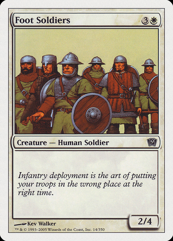 Foot Soldiers: Ninth Edition