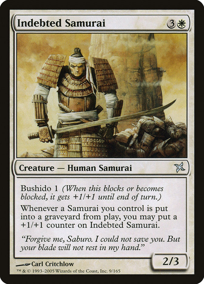 Indebted Samurai: Betrayers of Kamigawa