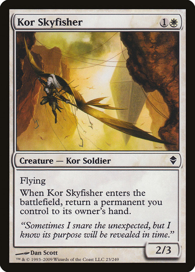 Kor Skyfisher: Zendikar
