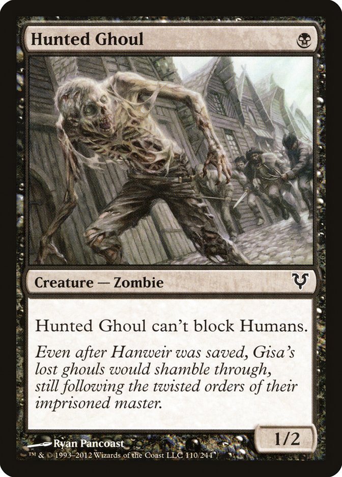 Hunted Ghoul - (Foil): Avacyn Restored
