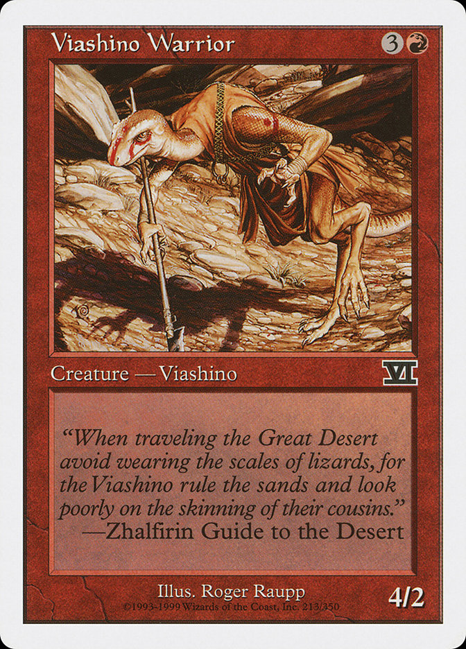 Viashino Warrior: Classic Sixth Edition