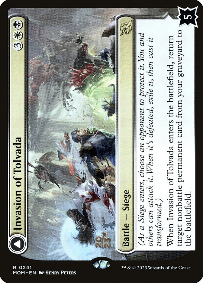 Invasion of Tolvada // The Broken Sky (Prerelease) (March of the Machine) - (Foil): March of the Machine Promos