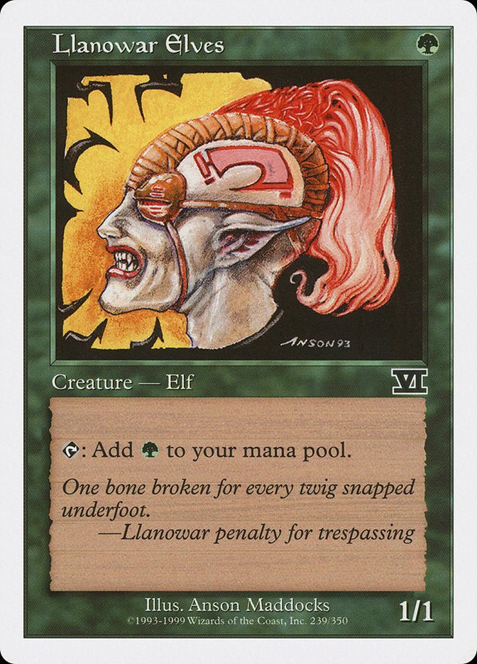 Llanowar Elves: Classic Sixth Edition