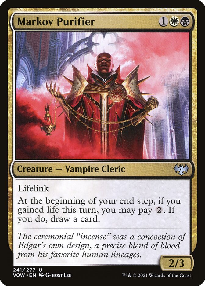 Markov Purifier - (Foil): Innistrad: Crimson Vow