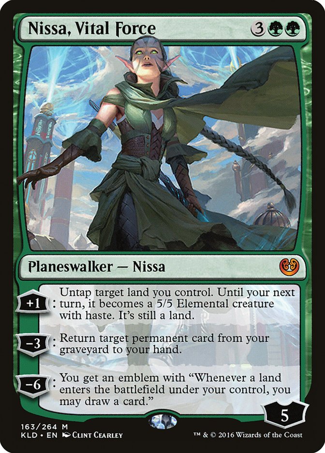 Nissa, Vital Force - (Foil): Kaladesh
