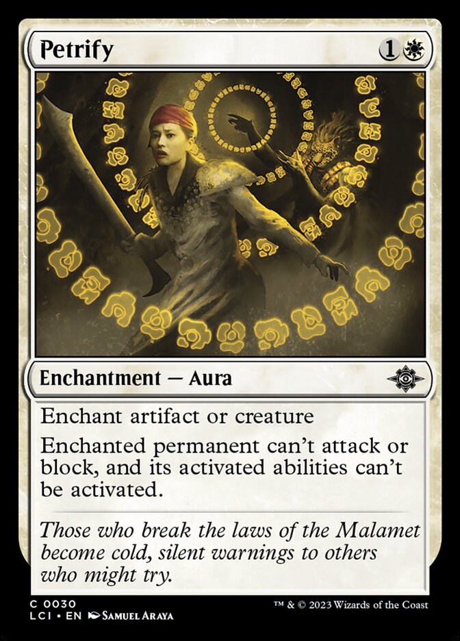 Petrify - (Foil): Lost Caverns of Ixalan