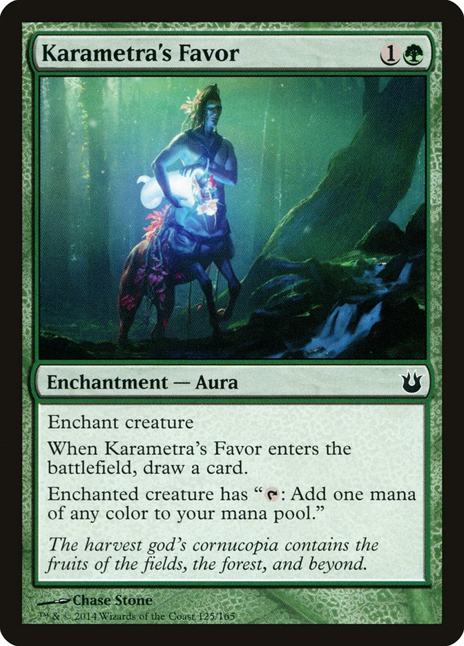 Karametra's Favor: Born of the Gods