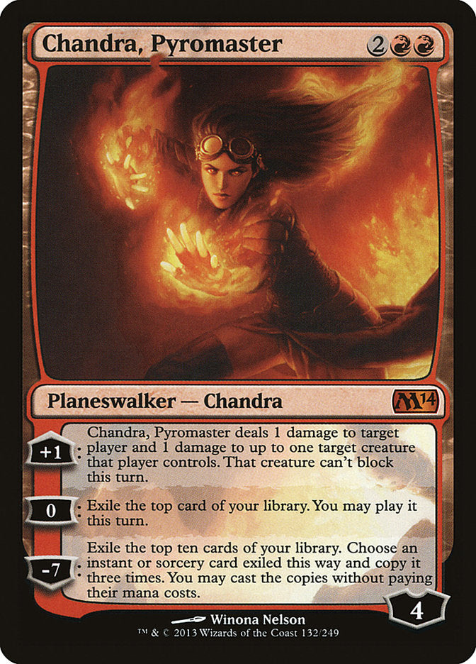 Chandra, Pyromaster - (Foil): Magic 2014