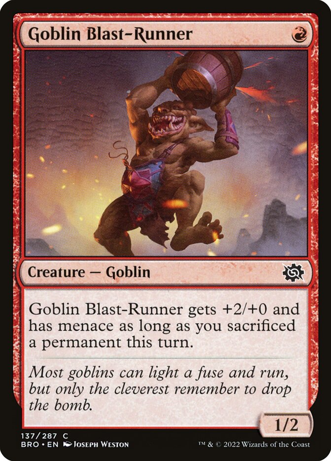 Goblin Blast-Runner: The Brothers' War