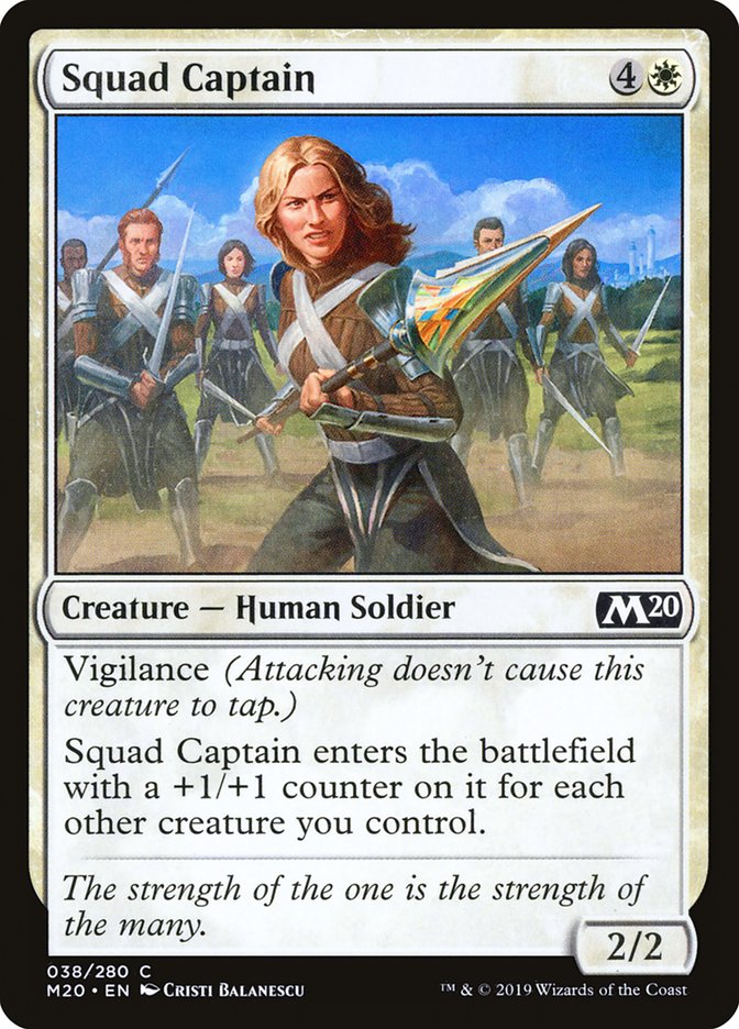 Squad Captain - (Foil): Core Set 2020