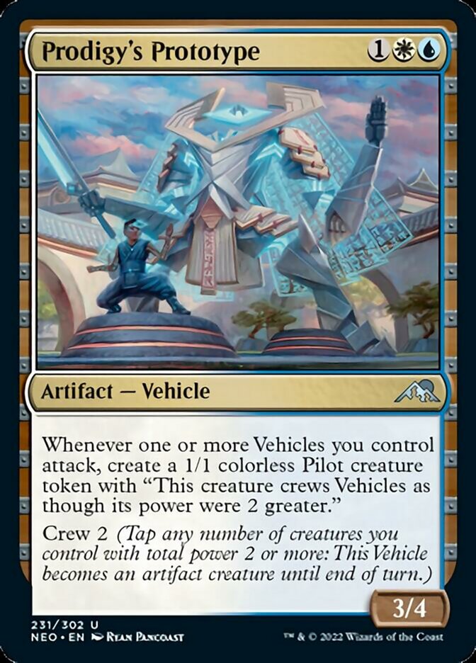 Prodigy's Prototype - (Foil): Kamigawa: Neon Dynasty