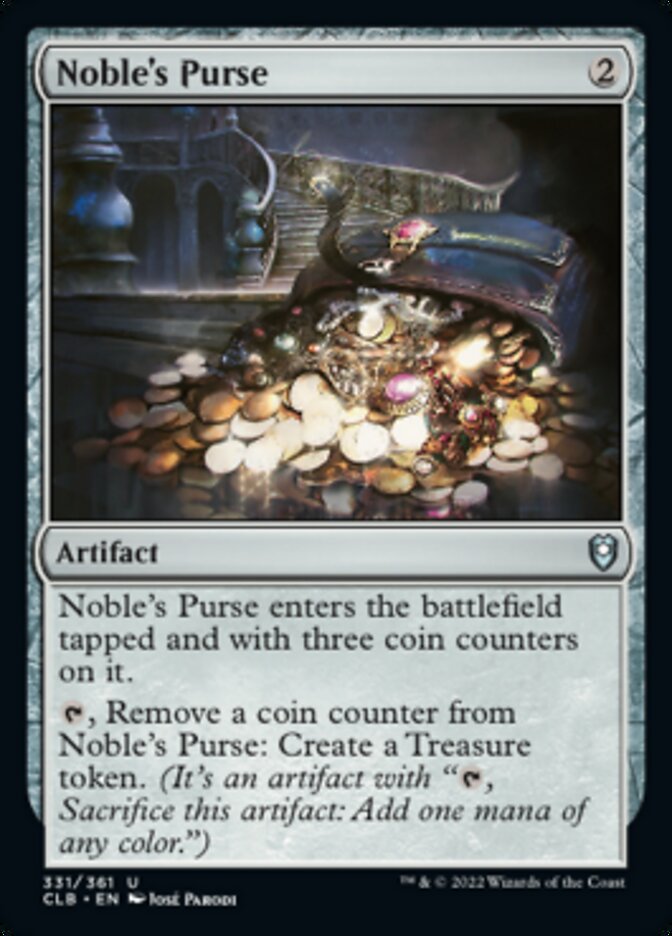 Noble's Purse - (Foil): Commander Legends: Battle for Baldur's Gate