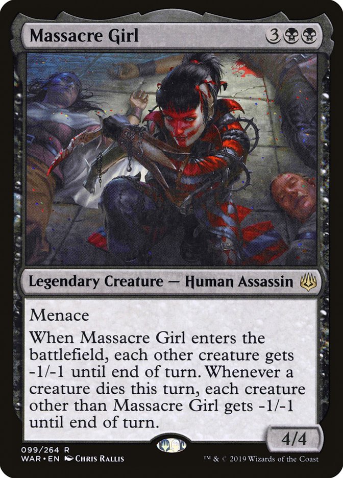 Massacre Girl - (Foil): War of the Spark