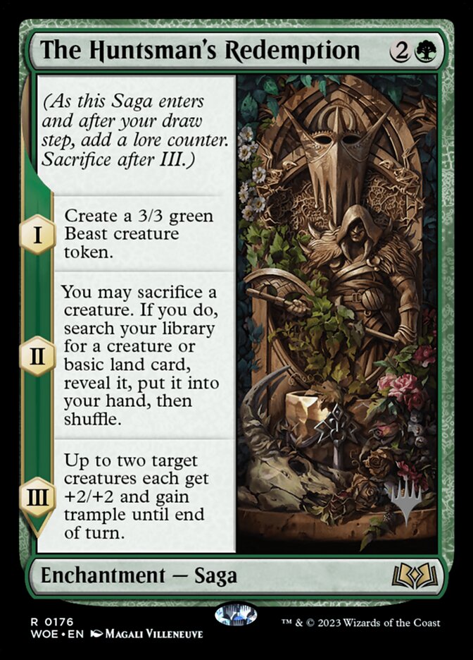 The Huntsman's Redemption (Promo Pack) (Wilds of Eldraine) - (Foil): Wilds of Eldraine Promos
