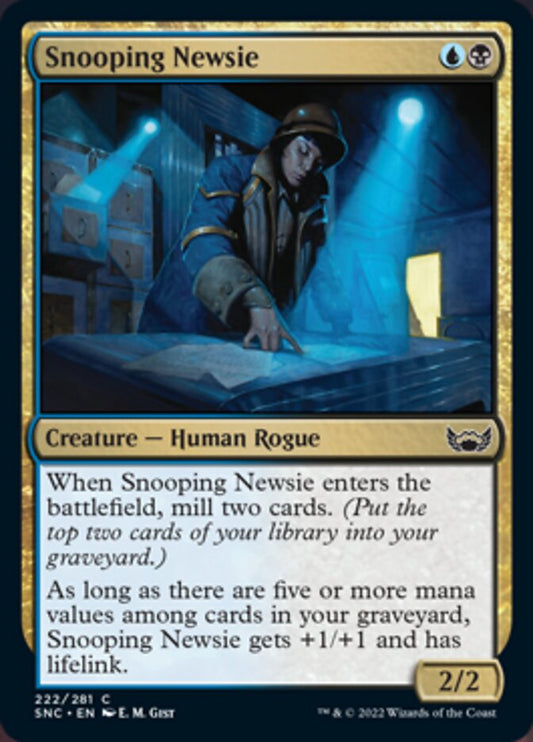 Snooping Newsie - (Foil): Streets of New Capenna