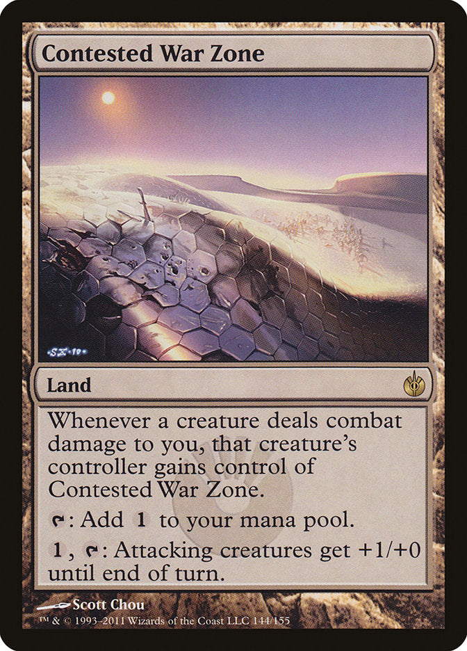 Contested War Zone - (Foil): Mirrodin Besieged