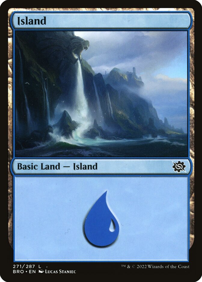 Island (#271) - (Foil): The Brothers' War