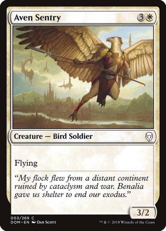 Aven Sentry: Dominaria