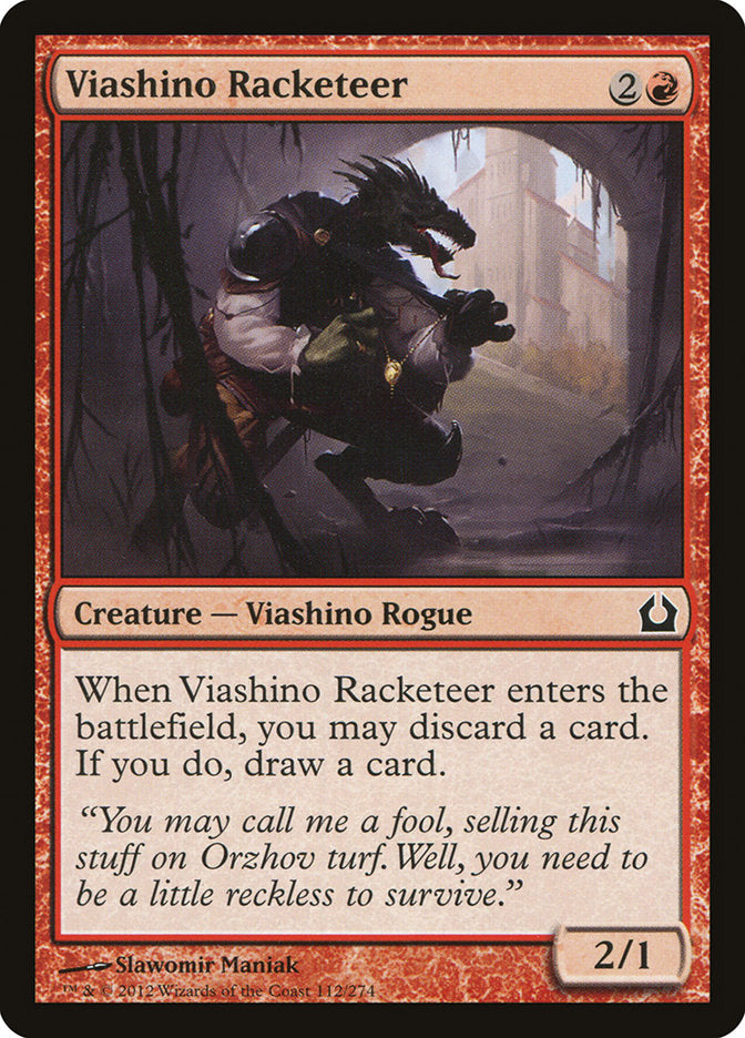 Viashino Racketeer - (Foil): Return to Ravnica